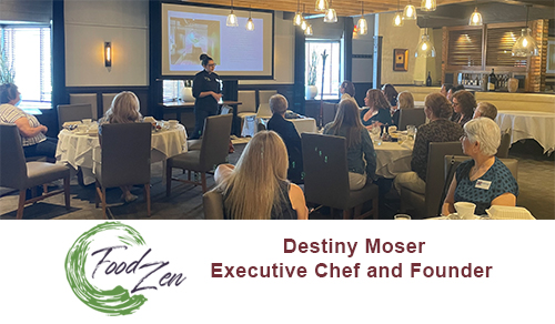 Destiny Moser, Executive chef and founder of FoodZen