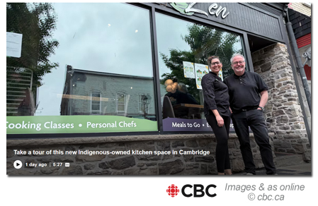Destiny Moser, Executive chef and founder of FoodZen featured on CBC News